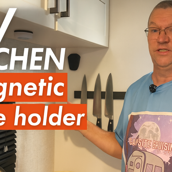RV Kitchen magnetic knife holder